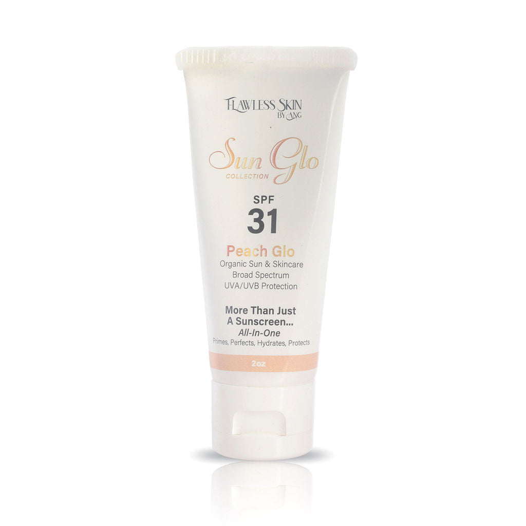 Sun Glo Organic CC Cream &amp; Sunscreen - Peach Glo